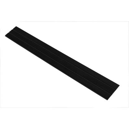 I-Wood Basic 3-lamel akustikpanel, sortmalet, sort filt og sort kerne, egefiner, 17 x 300 mm 