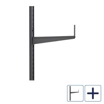 Garage+ konsolindsats, mat grå - 2 stk.