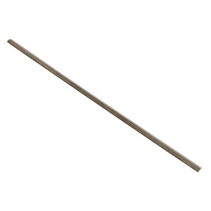 I-Wood afslutningsliste til akustikpanel, sort olieret, grå filt og lys kerne, egefiner, 16 x 42 mm