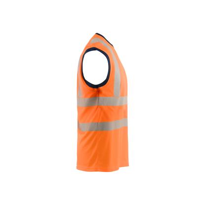 Blåkläder 3575 high vis tanktop, hi-vis orange/marineblå