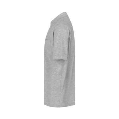 ID 0520 poloshirt, klassisk, grå melange