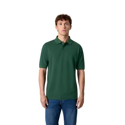 ID PRO Wear 0330 poloshirt med trykknap, flaskegrøn
