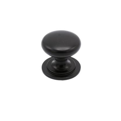 Beslag Design Mynta knop, Ø32 mm, sort