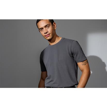 Seven Seas S520 T-shirt, økologisk, silver grey