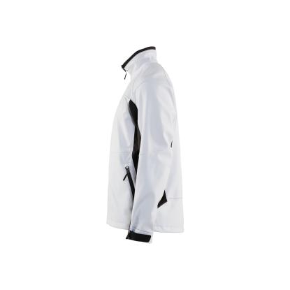 Blåkläder 4950 softshell jakke, hvid/mørk grå