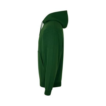 ID 0660 Soft hættetrøje med kængurulomme, unisex, flaskegrøn