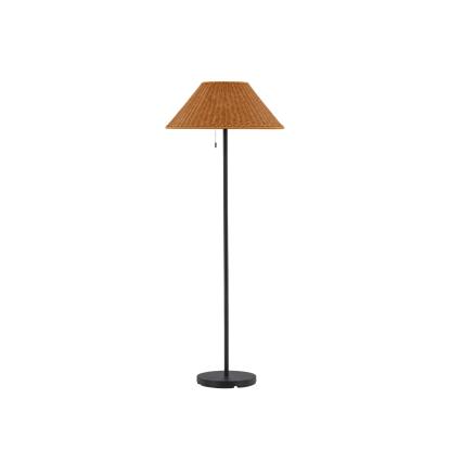 Venture Design Mabis gulvlampe, plastik, sort/natur, 150 cm