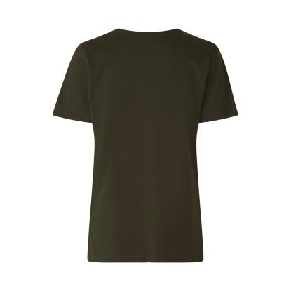 ID 0553 T-shirt, økologisk, dame, oliven