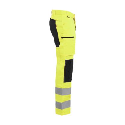 Blåkläder 1585 high vis buks med stretch, hi-vis gul/sort