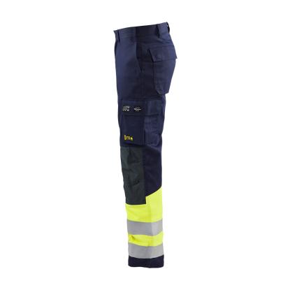 Blåkläder 1478 multinorm buks, marineblå/hi-vis gul