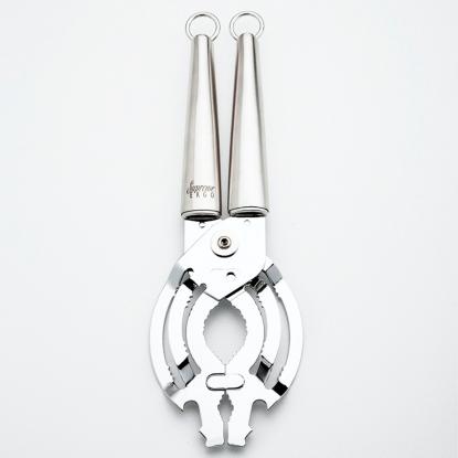 Steel-Function universal dåseåbner, ergonomisk, rustfrit stål, 26 x 8 x 1 cm