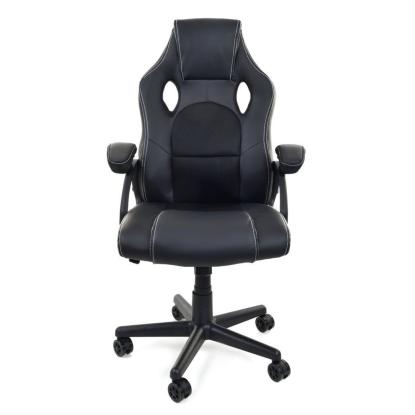 Racer PRO gamestol, læder, sort