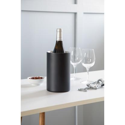 Steel-Function vinkøler, rustfrit stål, sort
