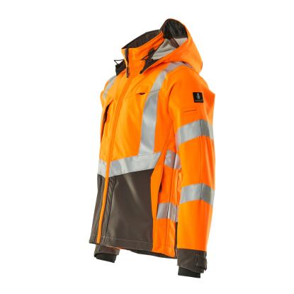 MASCOT SAFE SUPREME Blackpool softshell jakke, hi-vis orange/mørk antracit