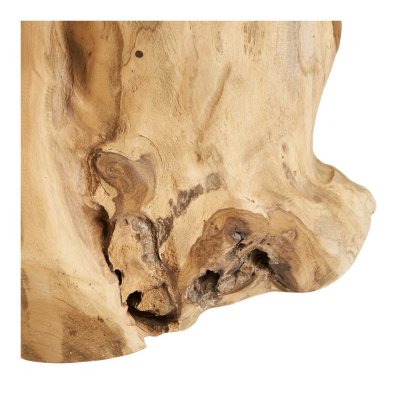 Palena hjørnebord, teak, Ø40 cm