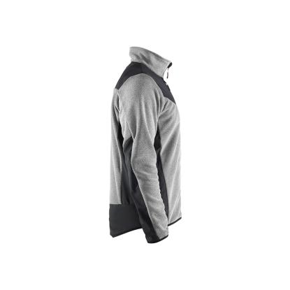 Blåkläder 5942 strikket jakke med softshell, gråmeleret/sort