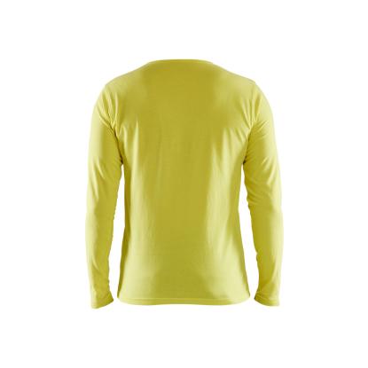 Blåkläder 3500 t-shirt lang ærme, hi-vis gul