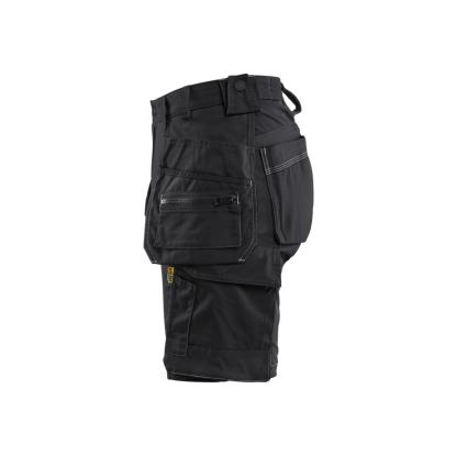 Blåkläder 7133 dame håndværker shorts med stretch, sort