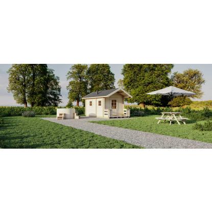 Luoman Lillevilla Tiira sauna med terrasse - 10,3 + 2,3 m²