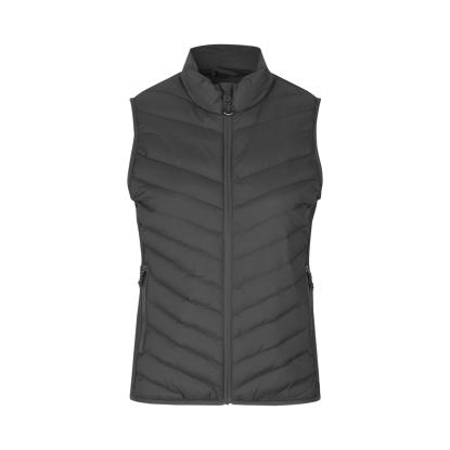 ID 0893 bodywarmer vest med stretch, dame, silver grey