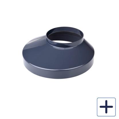 Plastmo brøndkrave, PVC, grafit, Ø150 mm