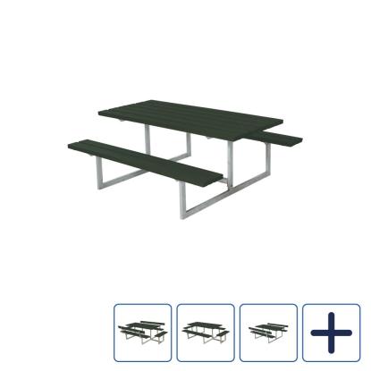PLUS Basic bord/bænkesæt, grøn/nåletræ