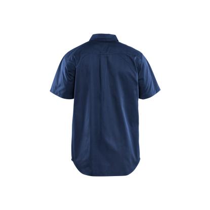 Blåkläder 3296 twill skjorte kort ærme, marineblå