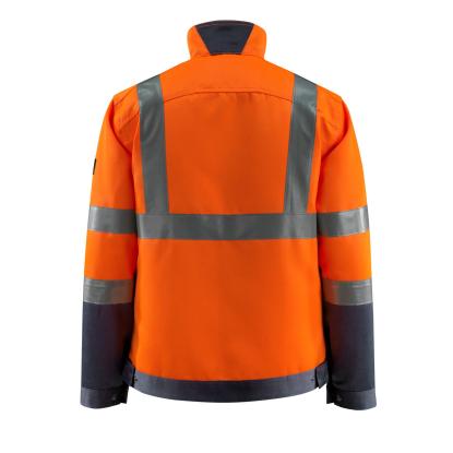 MASCOT SAFE LIGHT Forster arbejdsjakke, hi-vis orange/mørk marine