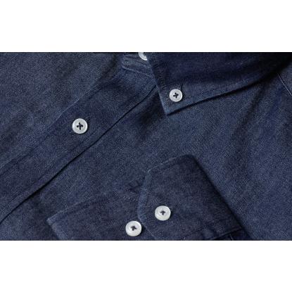 Seven Seas SS500 Soft Denim skjorte, modern, indigo