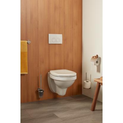 Haceka Kosmos toiletbørste glas, krom