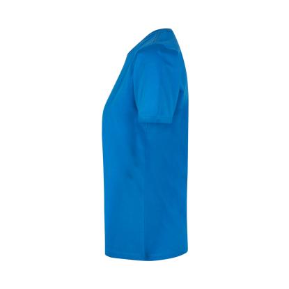 ID 0553 T-shirt, økologisk, dame, azur