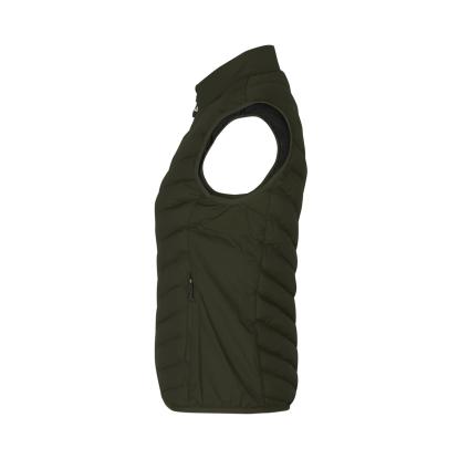 ID 0893 bodywarmer vest med stretch, dame, oliven