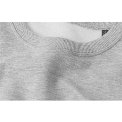 ID 0682 sweatshirt, økologisk, lys grå melange
