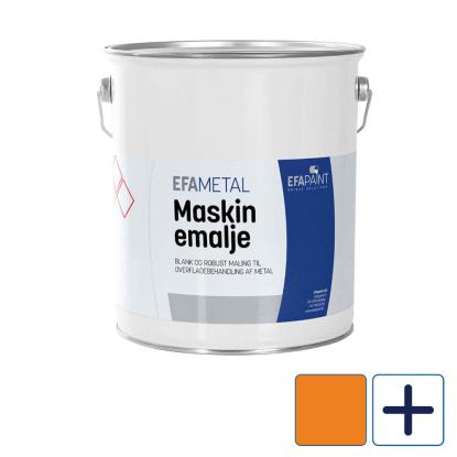 EFAmetal Maskinemalje, gulorange
