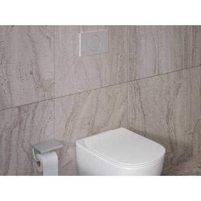 Ideal Standard Oleas mekanisk kontrolplade, sølv, 230 x 150 mm