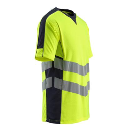 MASCOT SAFE SUPREME Sandwell T-shirt, hi-vis gul/mørk marine