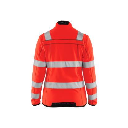 Blåkläder 4966 dame high vis microfleece jakke, hi-vis rød