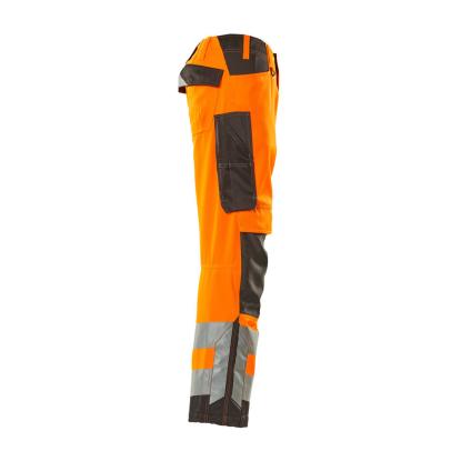 MASCOT SAFE SUPREME Kendal arbejdsbukser med knælommer, hi-vis orange/mørk antracit