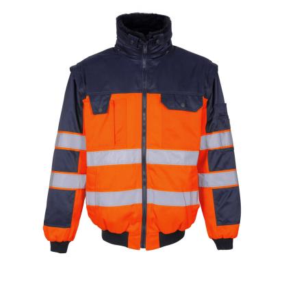 MASCOT SAFE IMAGE Livigno pilotjakke, hi-vis orange/marine