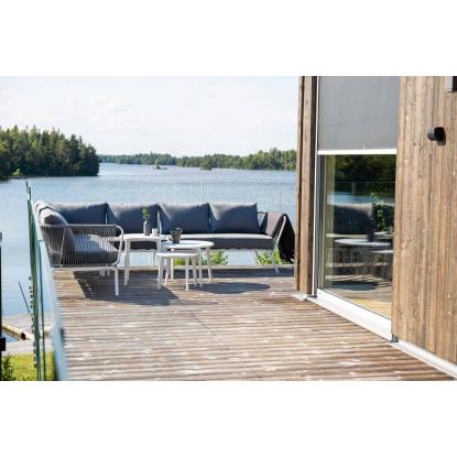 Venture Design Roxo hjørnesofasæt, grå/hvid