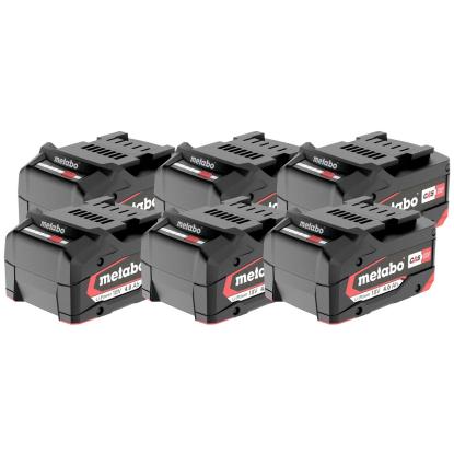 Metabo basissæt 18V, 6 x 4,0 Ah batteri