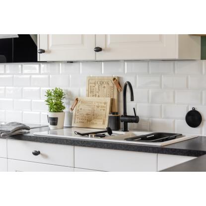 WENKO Kitchen opvaskesvamp i silikone, sort - 2 stk.