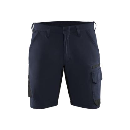 Blåkläder 1423 service shorts 4-vejs stretch, mørk marineblå/sort