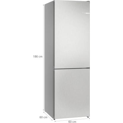 Bosch KGN362LDF fritstående kølefryseskab, 218 + 103 liter