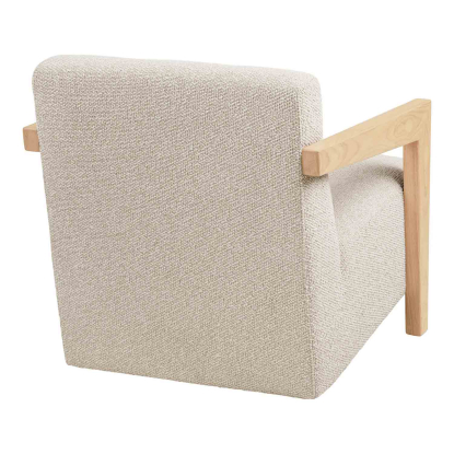 Caracas loungestol med armlæn, beige
