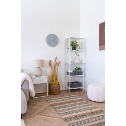 Ravenna vægur i lysegrå MDF, lydløs, Ø40 cm