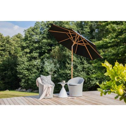 Venture Design Cerox parasol, natur/sort, Ø270 cm