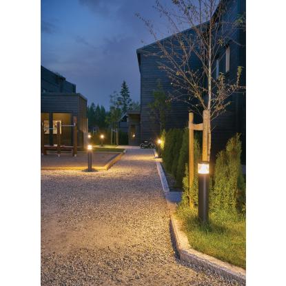 Norlys Egersund Mini LED pullert, 85 cm, IP65, aluminium