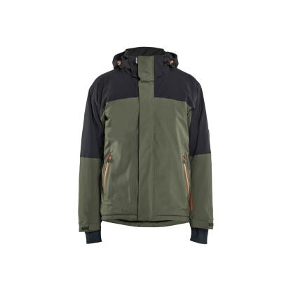 Blåkläder 4991 striker vinterjakke 4-vejs stretch, skovgrøn/rust