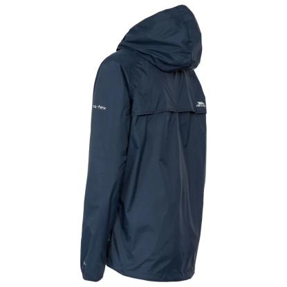 Trespass QIKPAC packaway regnjakke med pose, dame, navy
